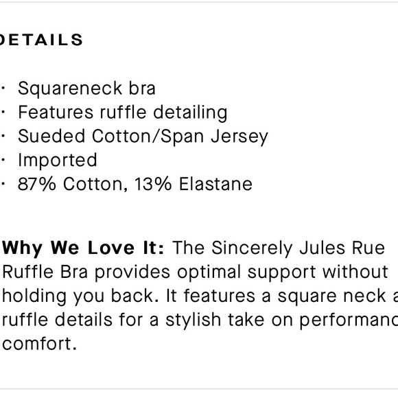 New sincerely Jules ruffle strap square neck - Picture 6 of 6